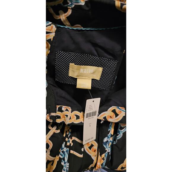 New ANTHROPOLOGIE Maeve Pleated Midi Shirt Dress $180 SMALL Blue Motif - Picture 7 of 7